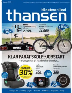 Eksempel på tilbudsavis Tilbudsavis fra butik Thansen gyldig fra 30/07/2025