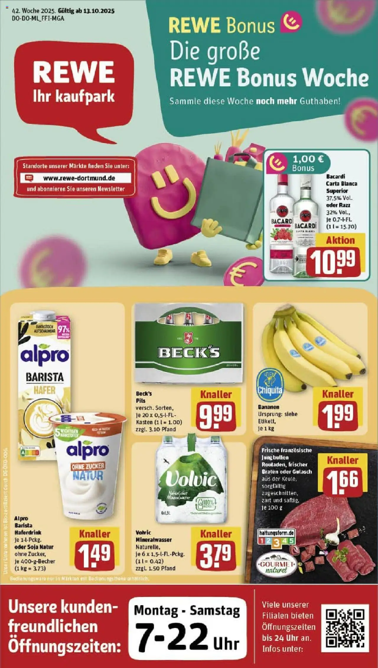 REWE Prospekt ab 13.10.2025 nächste Woche - Prospekt Velen	