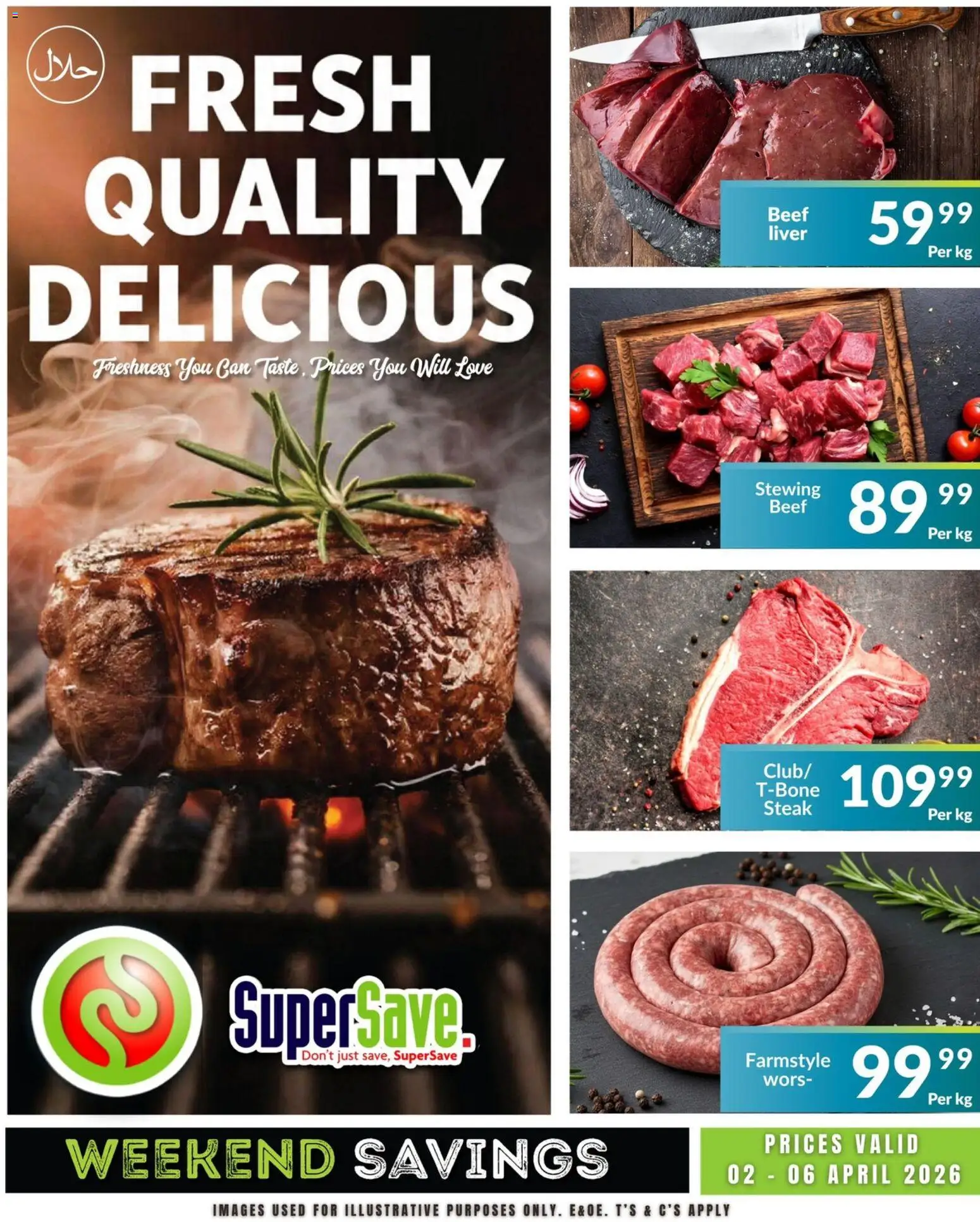 Preview of Super Save flyer valid from 02/04/2026 - Steak, Liver, Beef