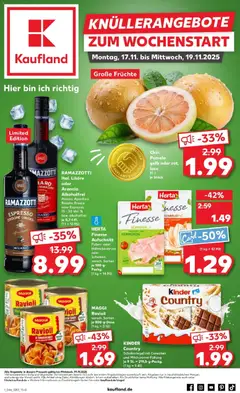 Vorschau von dem Prospekt des Geschäftes Kaufland, gültig ab dem 16.11.2025