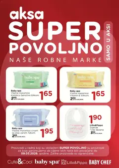 Pregled letka Super povoljno trgovine AKSA vrijedi od 15.01.2026