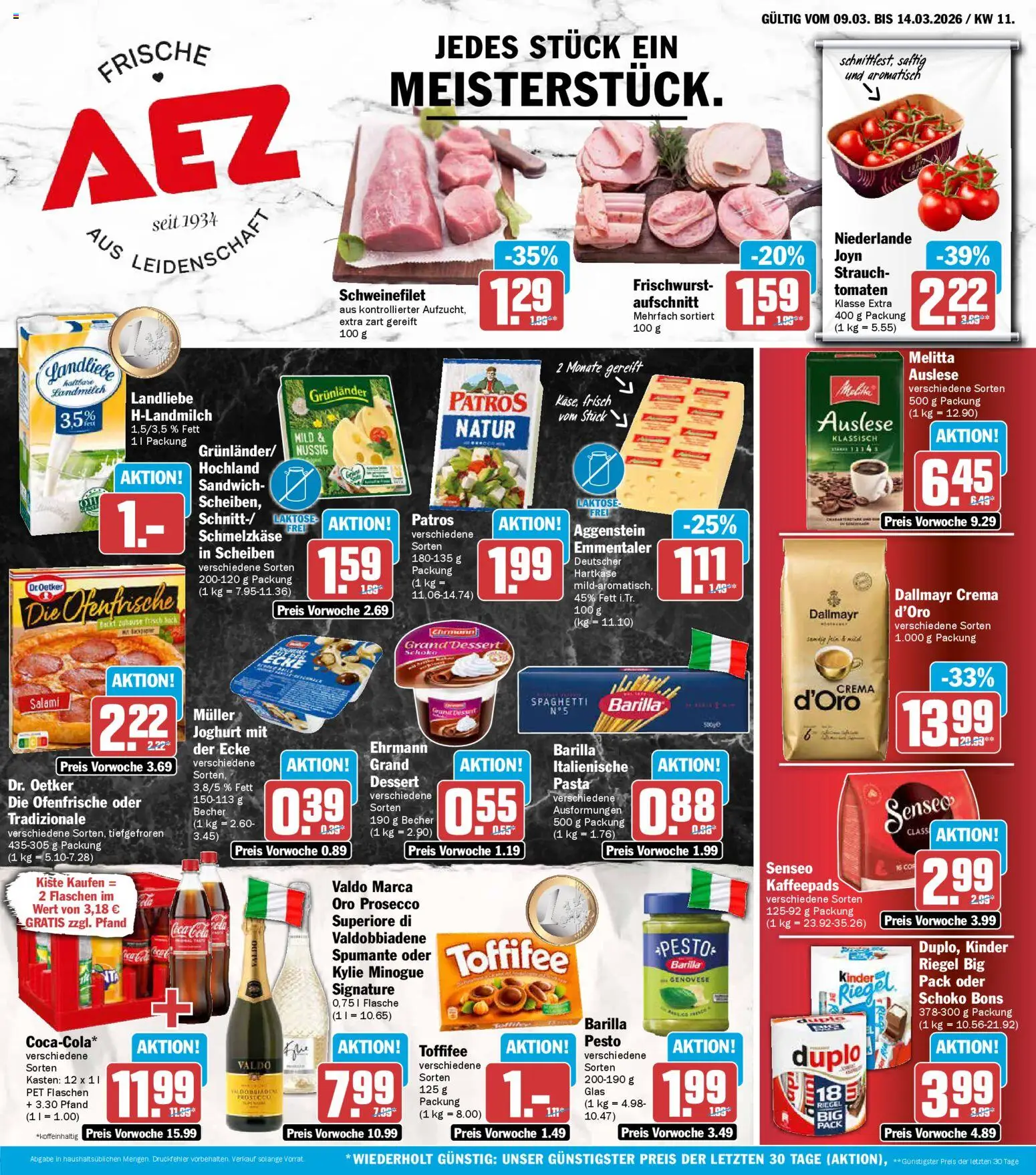 Vorschau von dem Prospekt des Geschäftes AEZ, gültig ab dem 09.03.2026