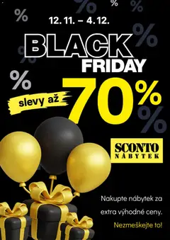 Náhled nabídky: Sconto nábytek Black Friday platný od 12.11.2025