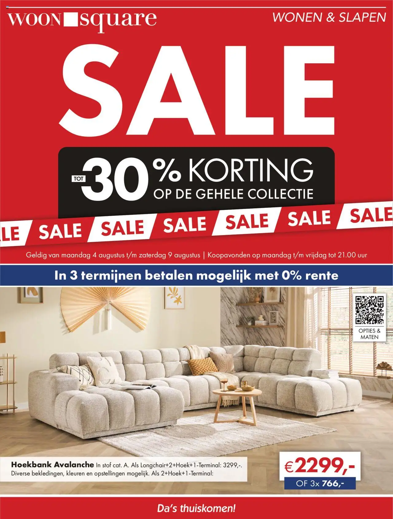 Woonsquare shop Folder geldig vanaf 04-08-2025 - Paginanummer 1