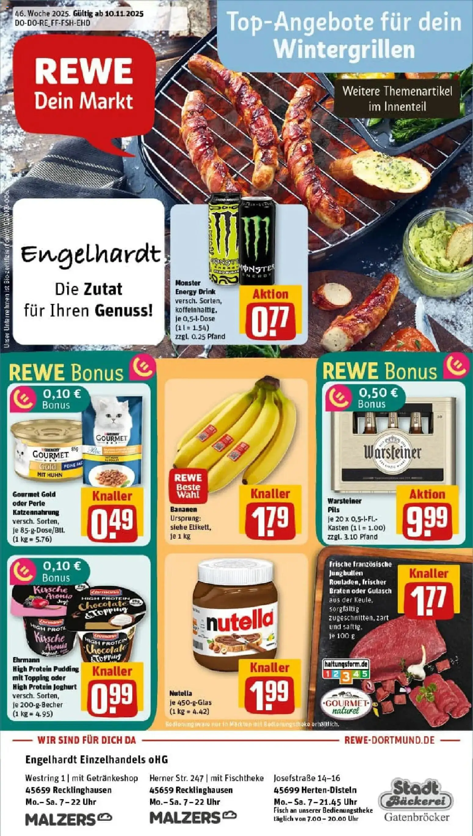 Vorschau von dem Prospekt des Geschäftes Rewe, gültig ab dem 10.11.2025