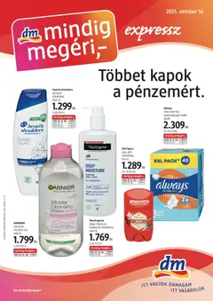 DM Drogerie Markt - Akciós újság DM Drogerie Markt megtekintése, amely érvényes 2025.10.16.-től
