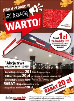 Pogląd gazetki "Konkurs - Jesień w drodze. Z kartą warto!" ze sklepu Intermarche ważnej od 21.10.2025