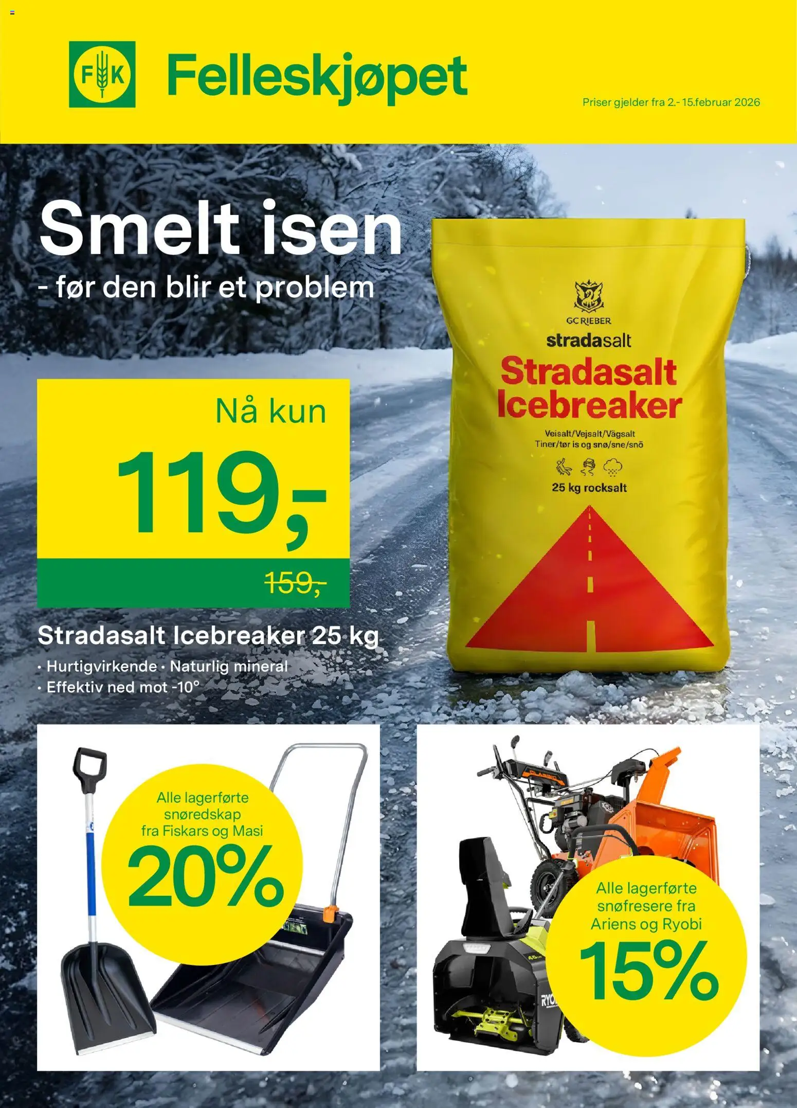 Forhåndsvis Kundeavis fra butikk Felleskjøpet gyldig fra 02/02/2026