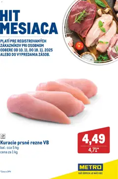 Náhľad Metro letáku platného od 10.11.2025