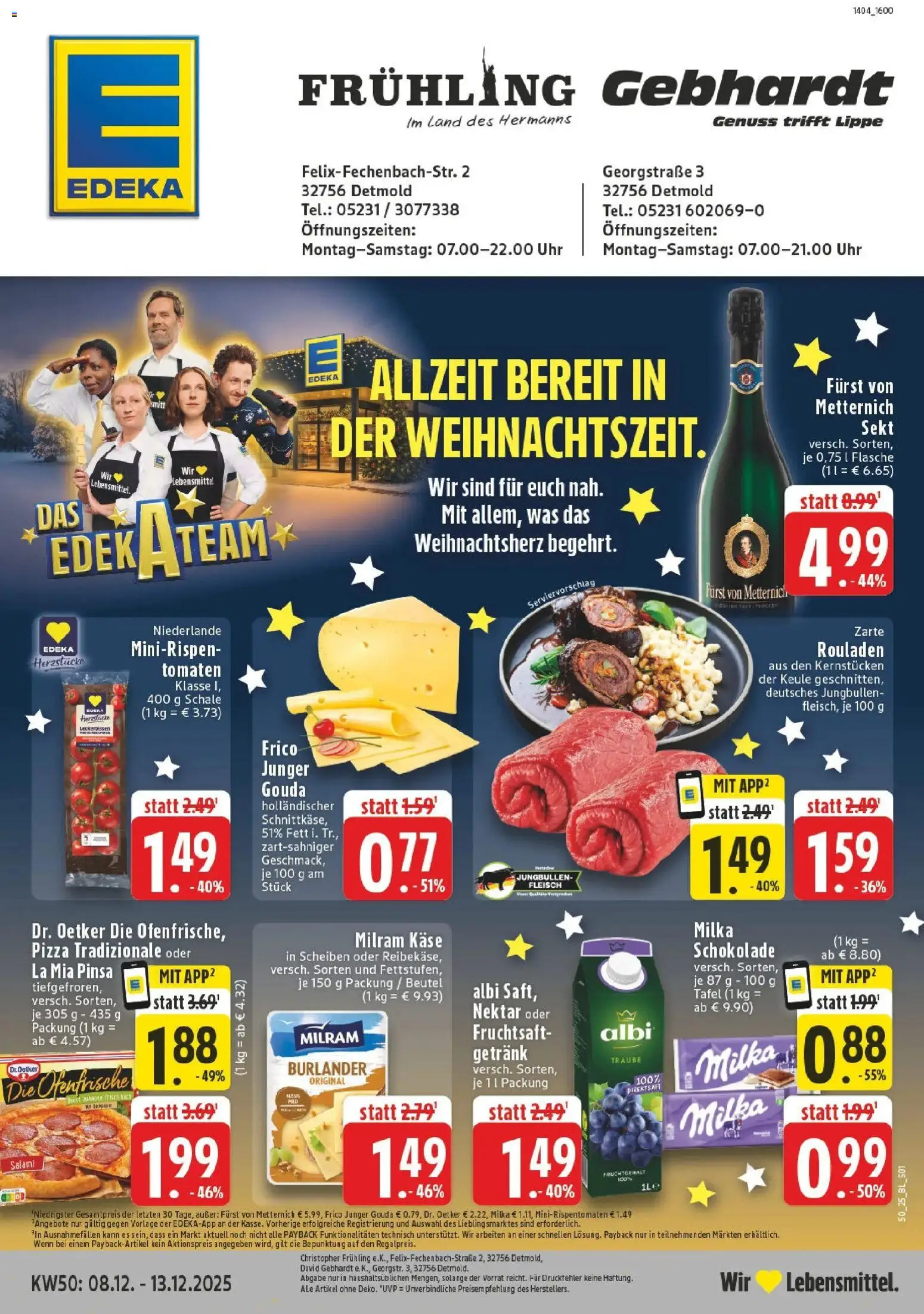 Vorschau von dem Prospekt des Geschäftes Edeka, gültig ab dem 07.12.2025