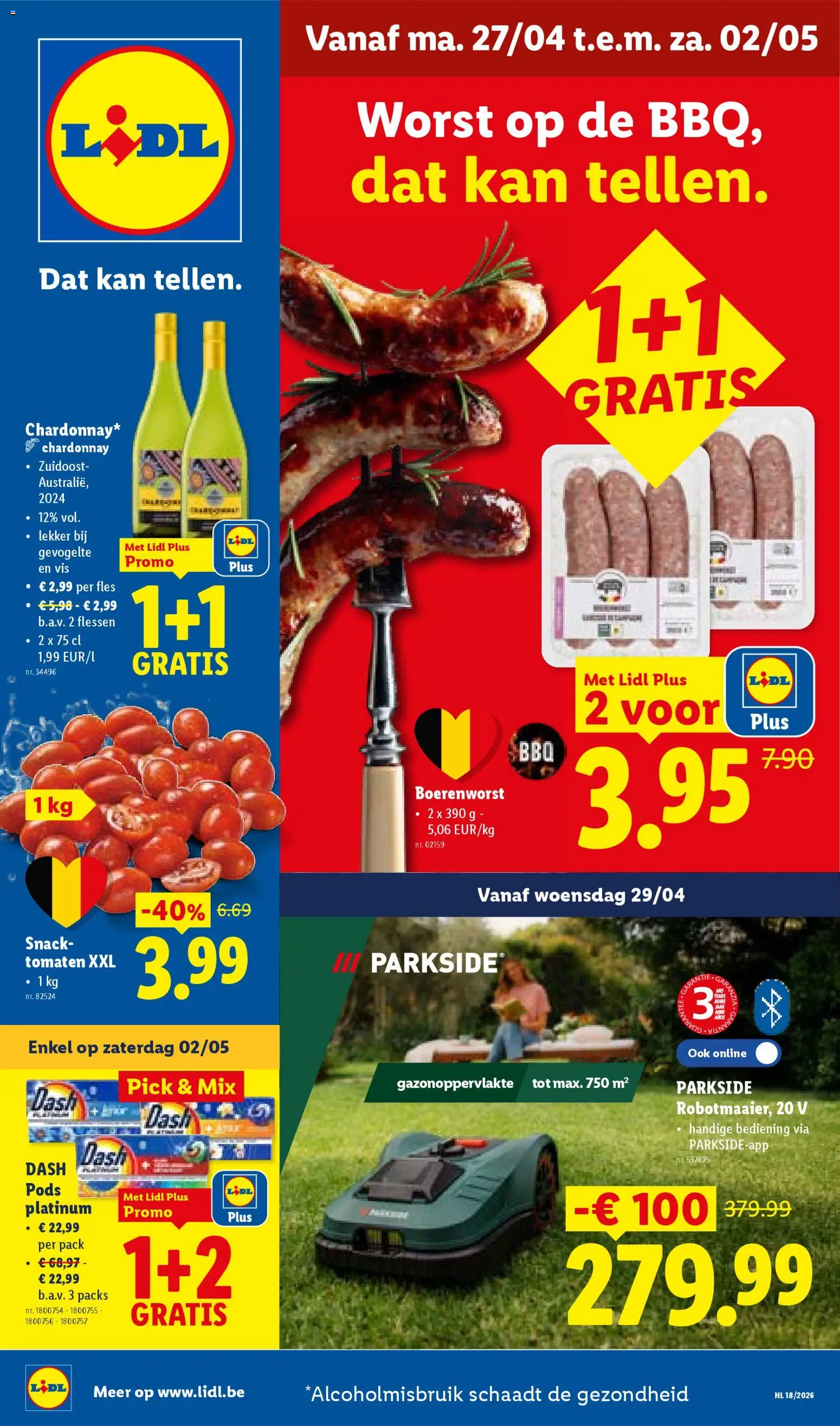 Voorbeeld van Lidl Folder week 18 van winkel Lidl geldig vanaf 27/04/2026