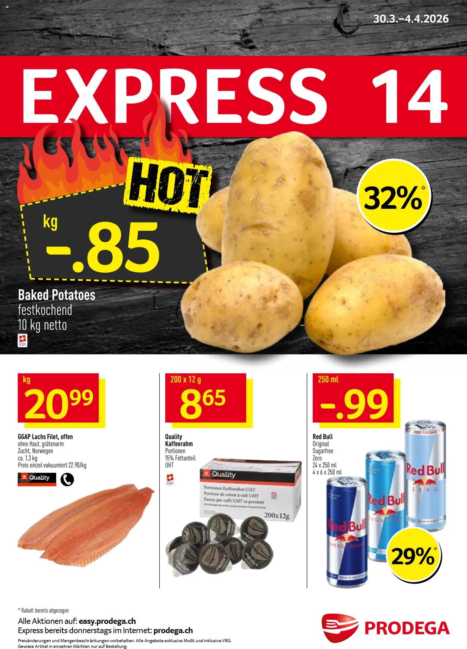 Vorschau des Merkblatts Prodega aktionen vom Shop Prodega gültig von 30.03.2026 bis 04.04.2026