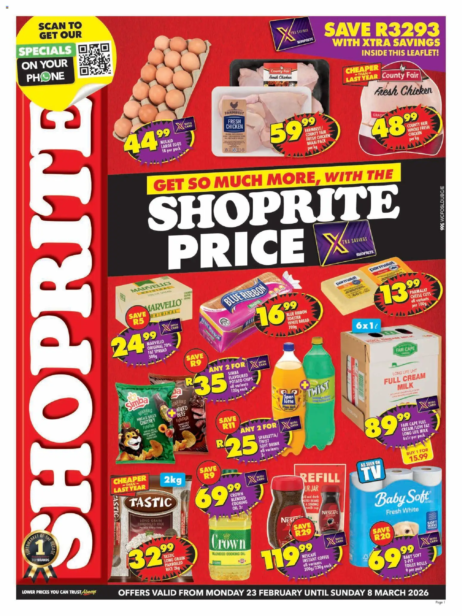 Preview of Shoprite flyer valid from 23/02/2026