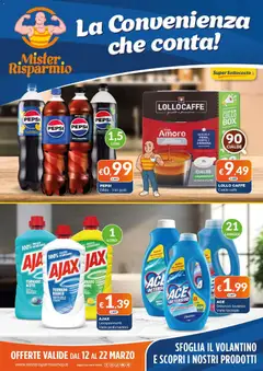 Anteprima dell'opuscolo Mister Risparmio volantino dal negozio Mister Risparmio valido da 12/03/2026
