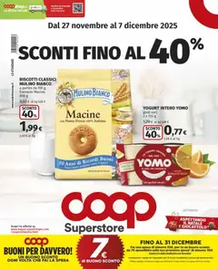 Anteprima dell'opuscolo Volantino Superstore - Brescia dal negozio COOP valido da 27/11/2025