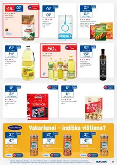 MAXIMA parduotuvės leidinio Leidinys galiojančio nuo 2025.11.18 peržiūra | puslapis: 33