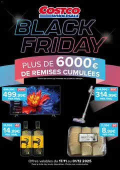 Prévisualisation de Black Friday du magasin Costco formulaire valide 17/11/2025