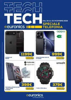 Anteprima dell'opuscolo Volantino Telefonia dal negozio Euronics valido da 02/12/2025