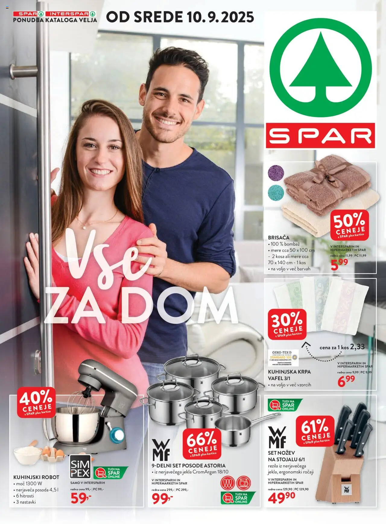 Spar Katalog dom 02/25 od 10.09.2025 > Aktualna ponudba - stran 1