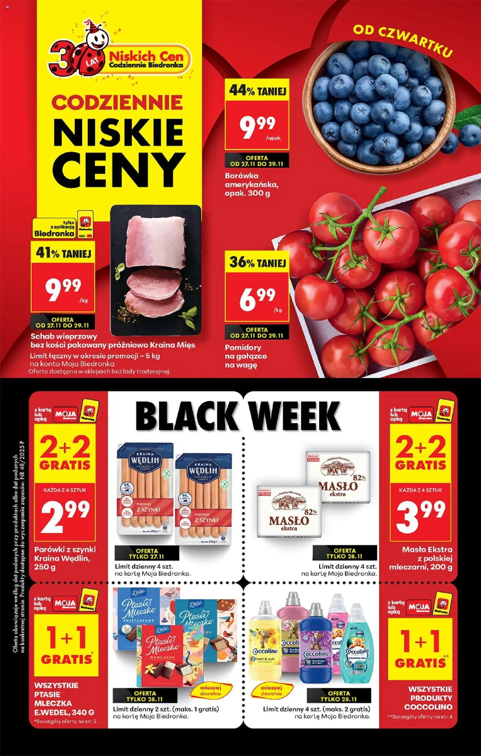 Pogląd gazetki "Black Friday" ze sklepu Biedronka ważnej od 27.11.2025