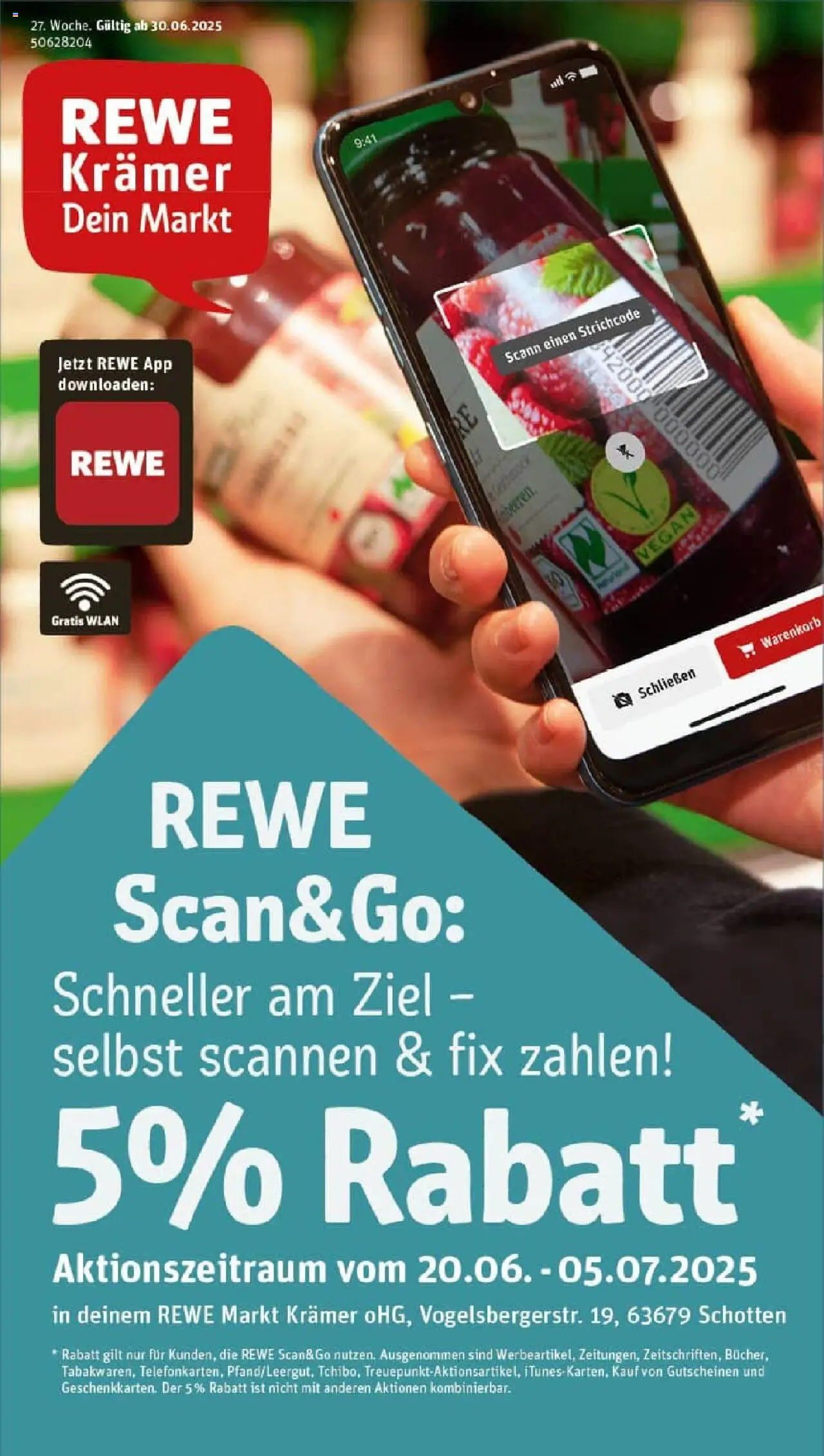 REWE Prospekt ab 29.06.2025 nächste Woche - Prospekt Schotten	