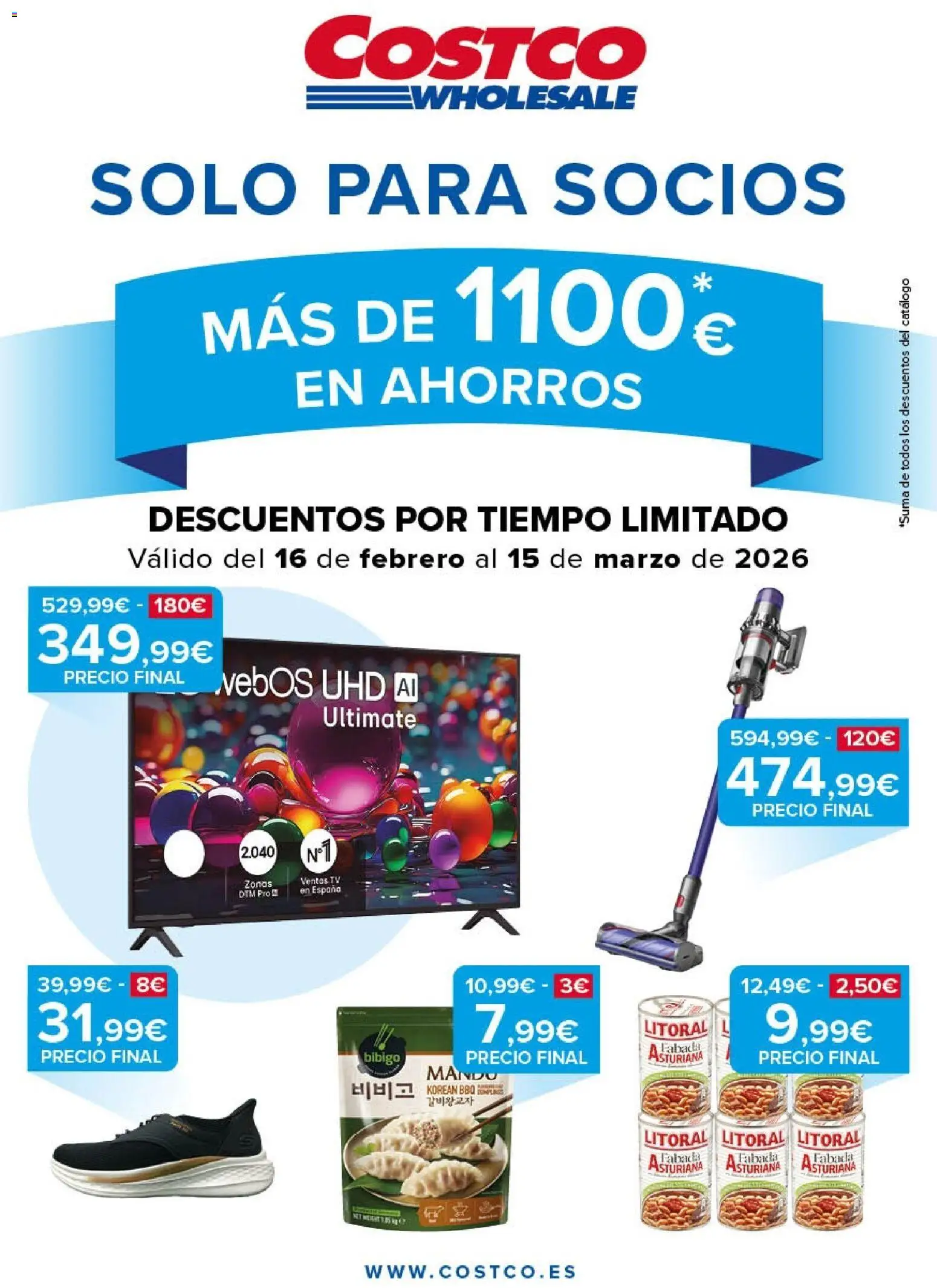 Vista previa del folleto de la tienda Costco válido desde el 16/02/2026 