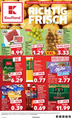 Vorschau von dem Prospekt des Geschäftes Kaufland, gültig ab dem 16.10.2025