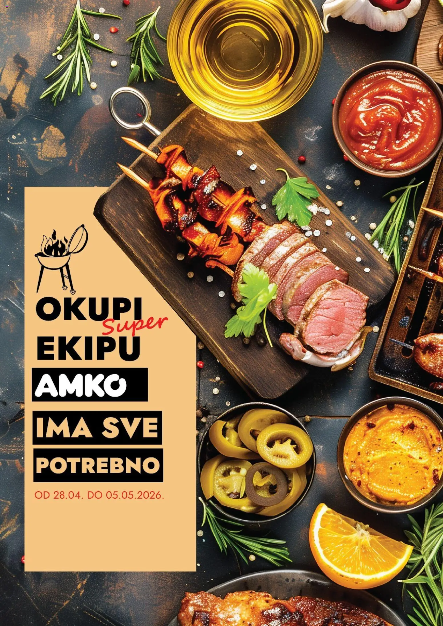 Pregled letka Katalog trgovine AMKO vrijedi od 28.04.2026