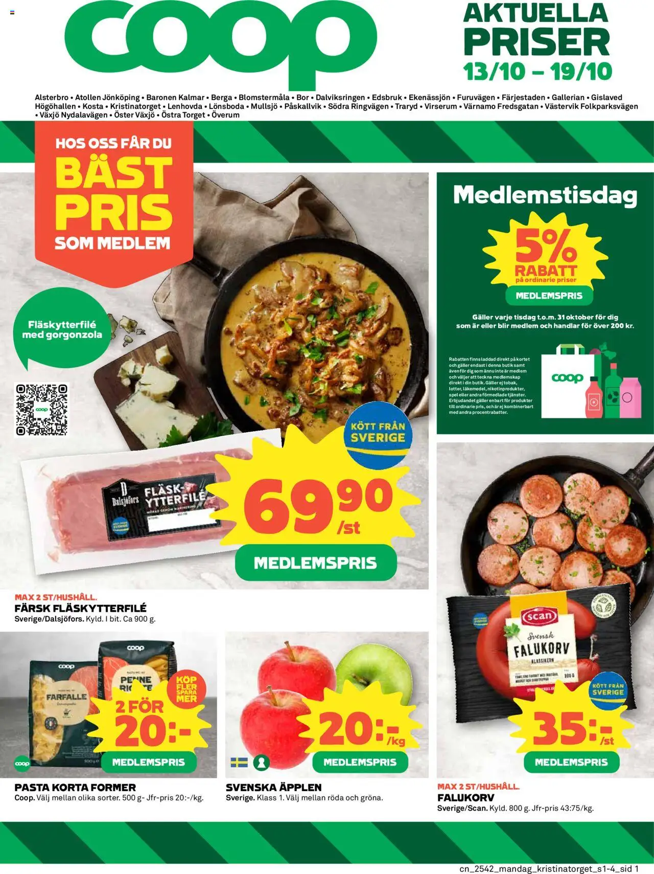 Alsterbro är giltig 13/10 2025 > Veckans Erbjudanden gäller från 13/10/2025 till 19/10/2025 sidnummer 1