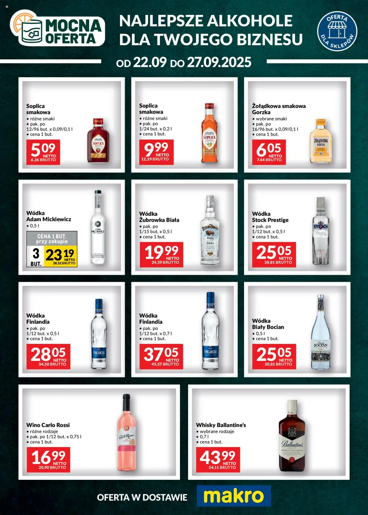 Makro Mocna oferta od 22.09.2025 - Nowa Gazetka - Numer strony 1