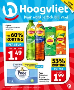Voorbeeld van Folder van winkel Hoogvliet geldig vanaf 13-08-2025