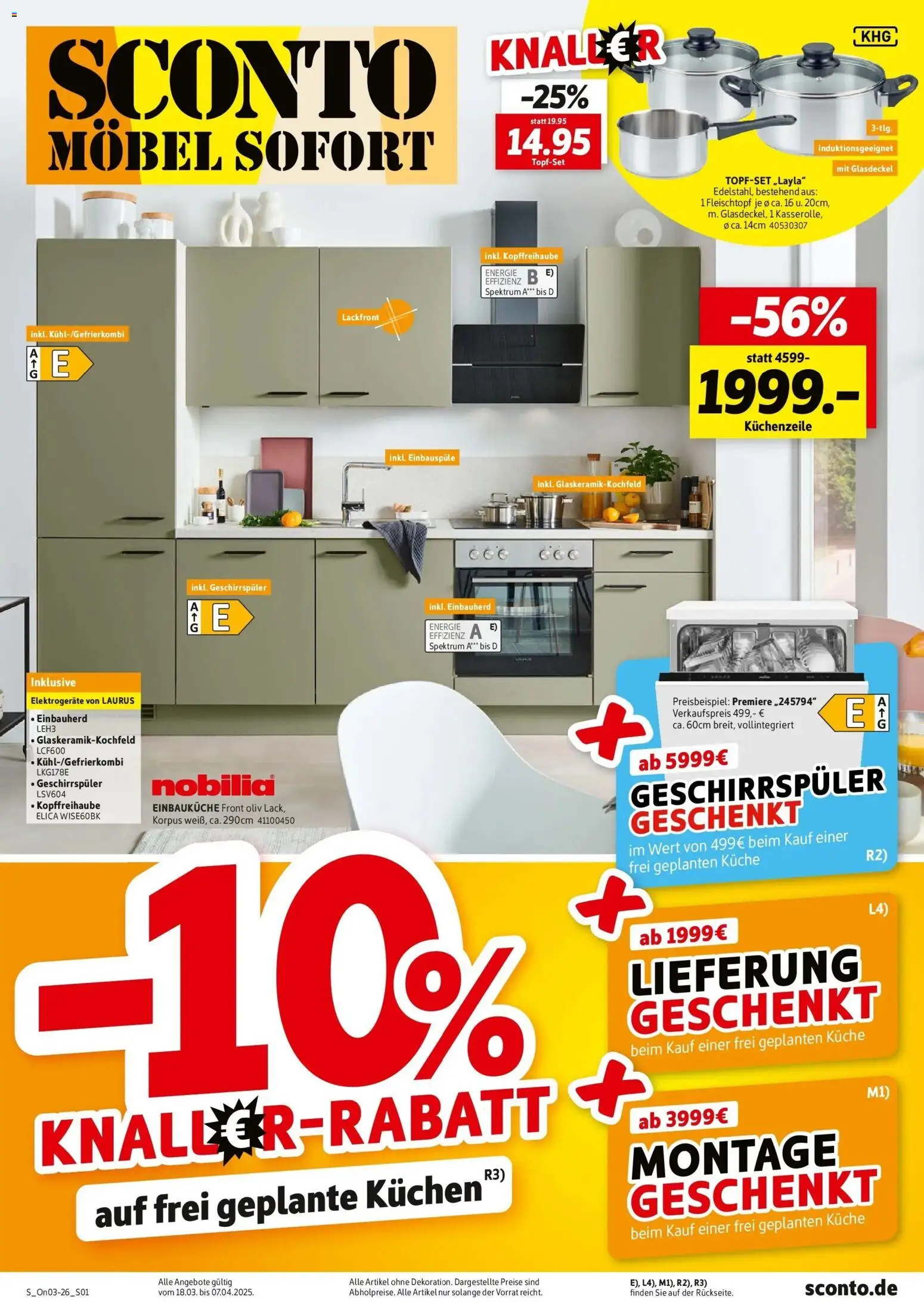 Vorschau von dem Prospekt des Geschäftes Sconto, gültig ab dem 18.03.2026