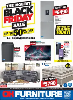 Preview of OK Furniture flyer valid from 24/11/2025