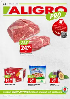 Vorschau des Merkblatts Aktionen FR Chavannes, Matran, Genève, Sion vom Shop Aligro gültig von 18.08.2025 bis 23.08.2025
