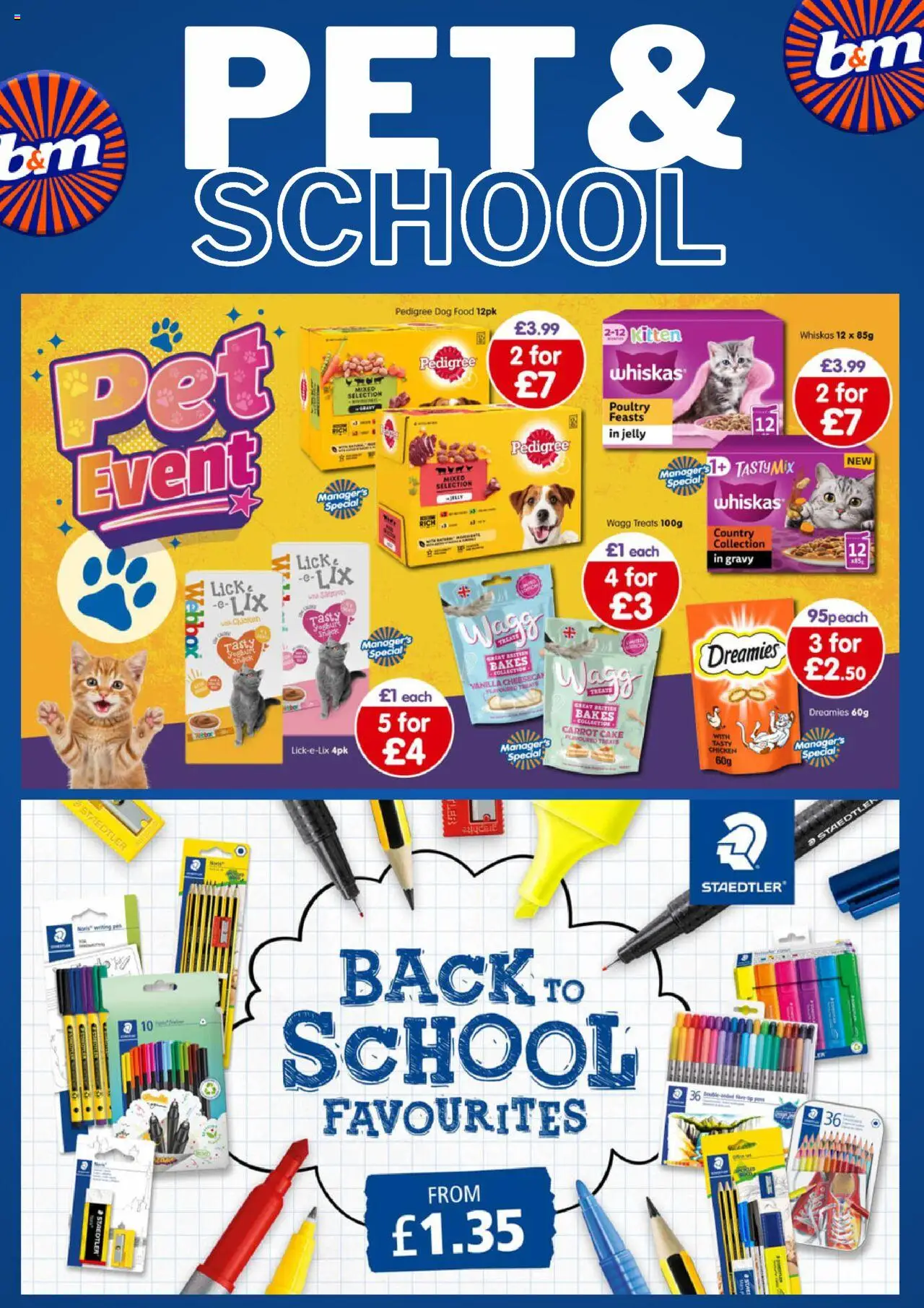 B&M shop Offers valid from 25/08/2025 - Page number 1