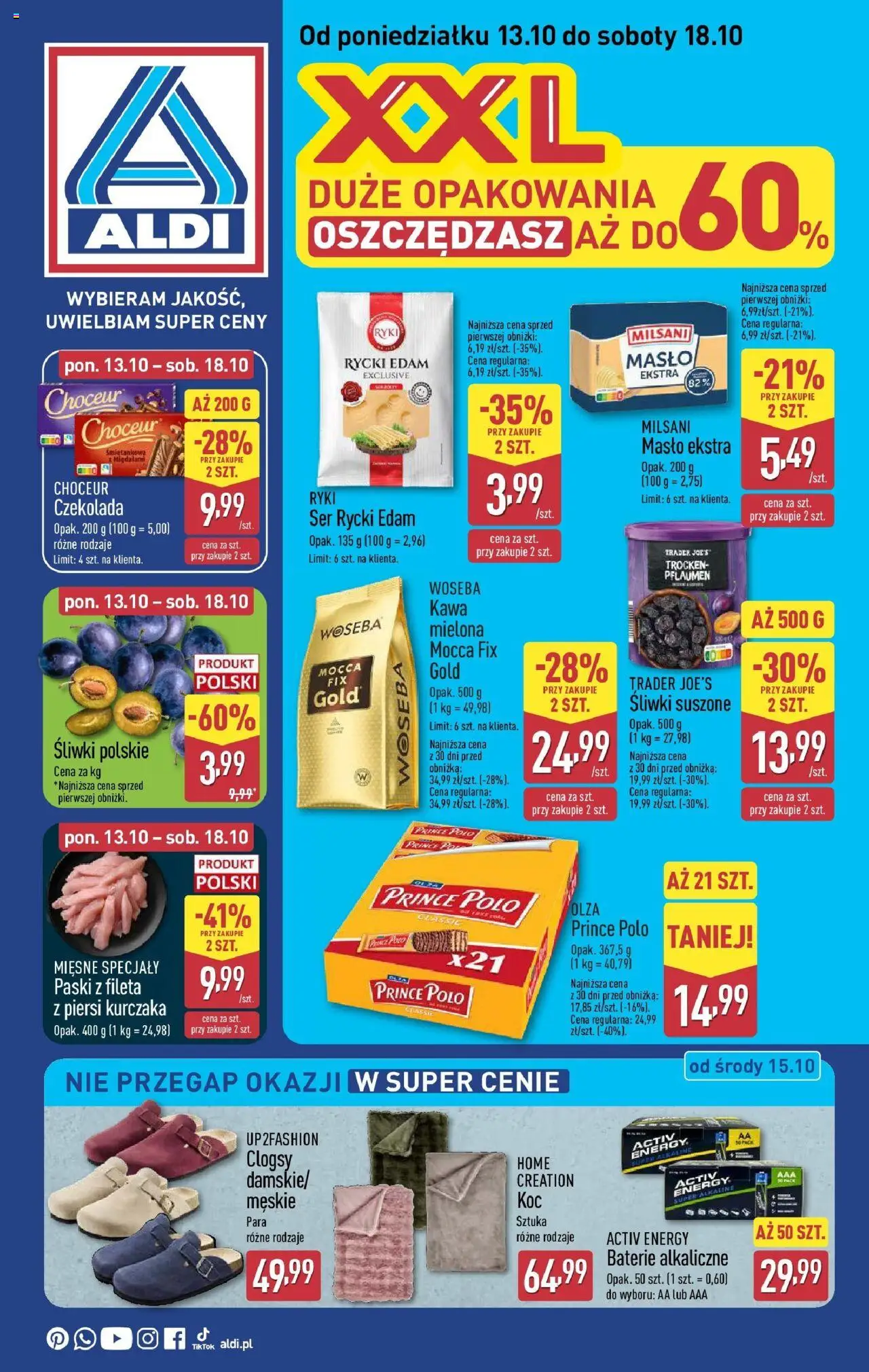 Aldi Gazetka od 13.10.2025 - Nowa Gazetka - Numer strony 1