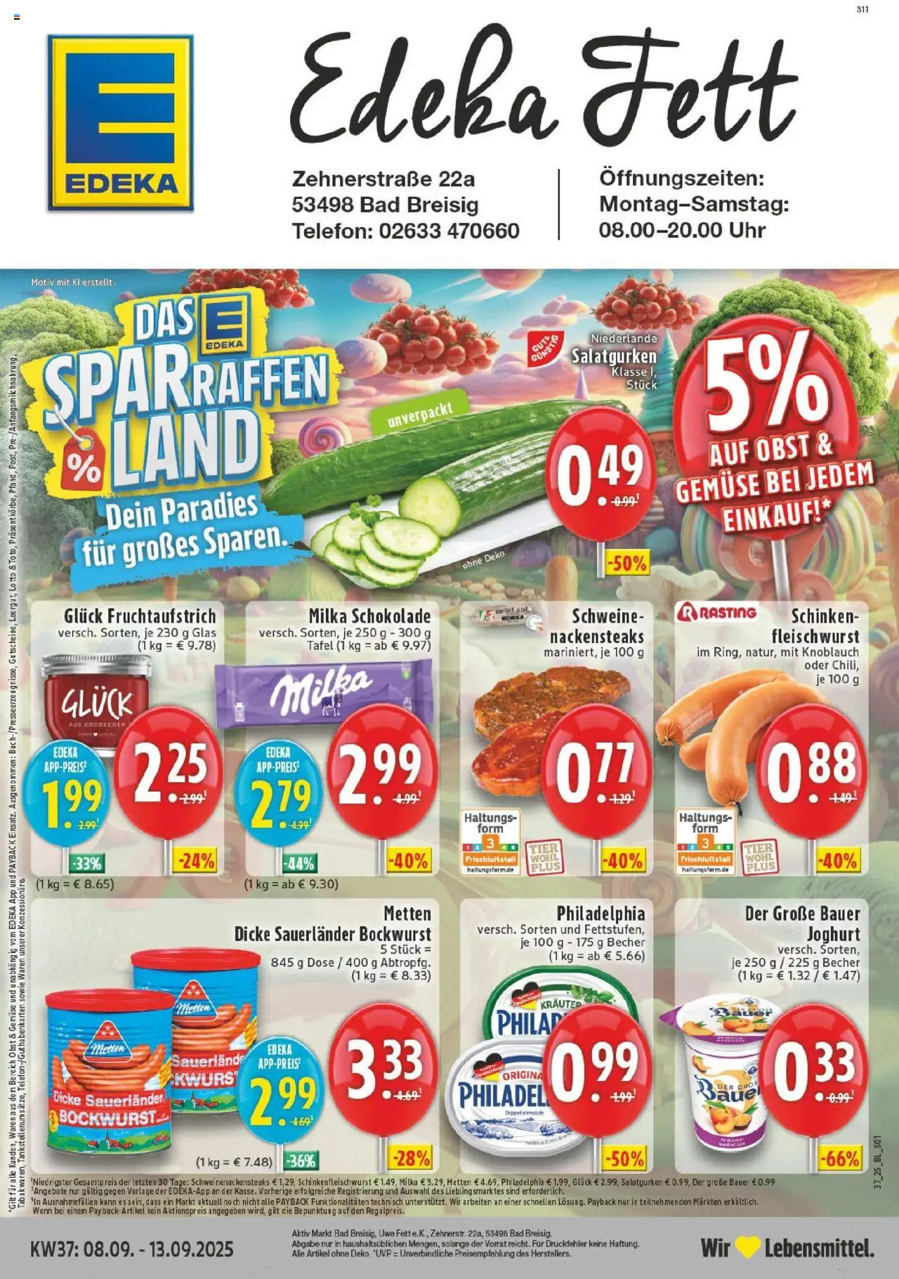 EDEKA Prospekt ab 07.09.2025 - Prospekt Bad Breisig Online