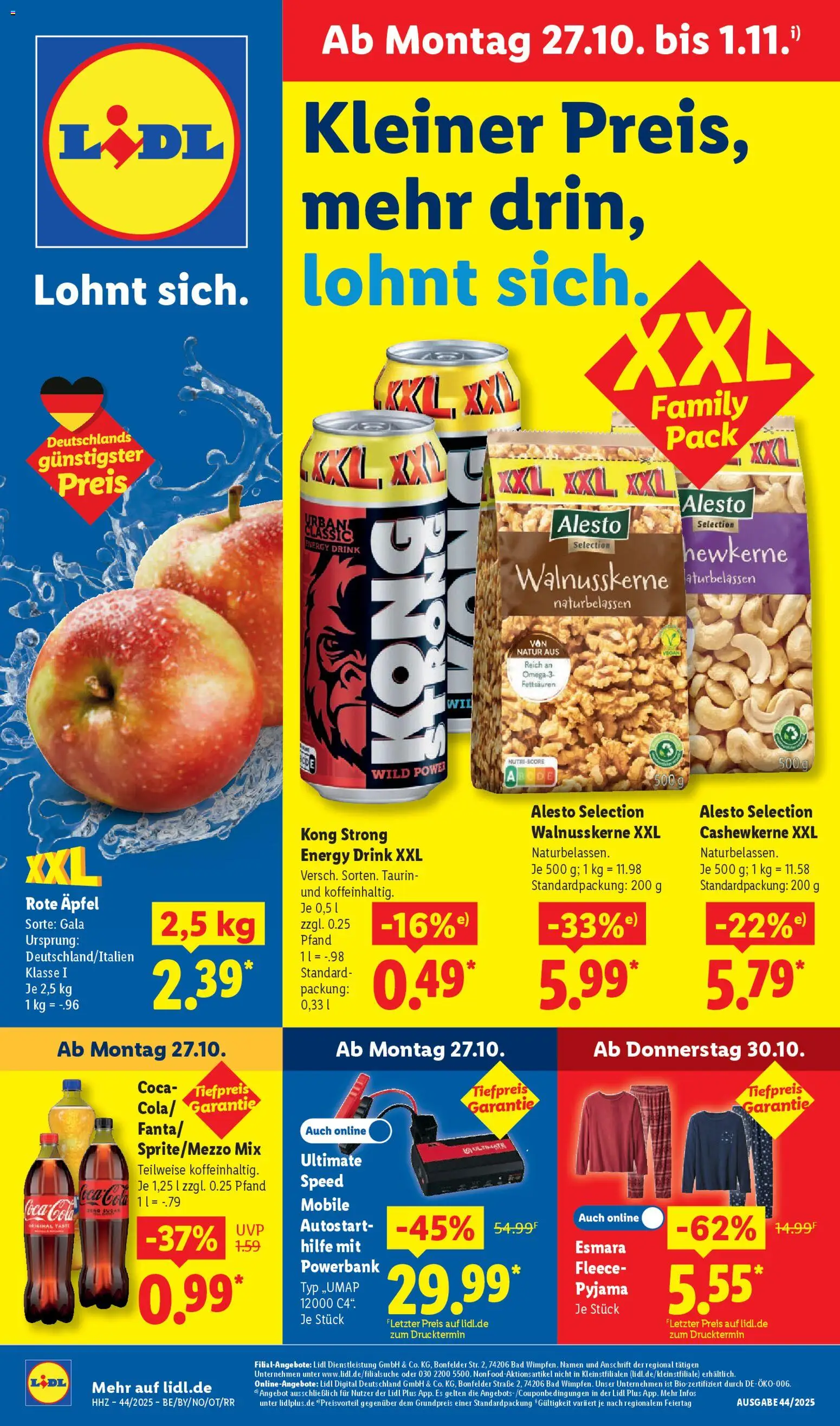LIDL Prospekt ab Montag 27.10.2025 > Prospekt Lüchow