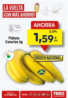 Vista previa del folleto de la tienda Froiz válido desde el 08/09/2025 