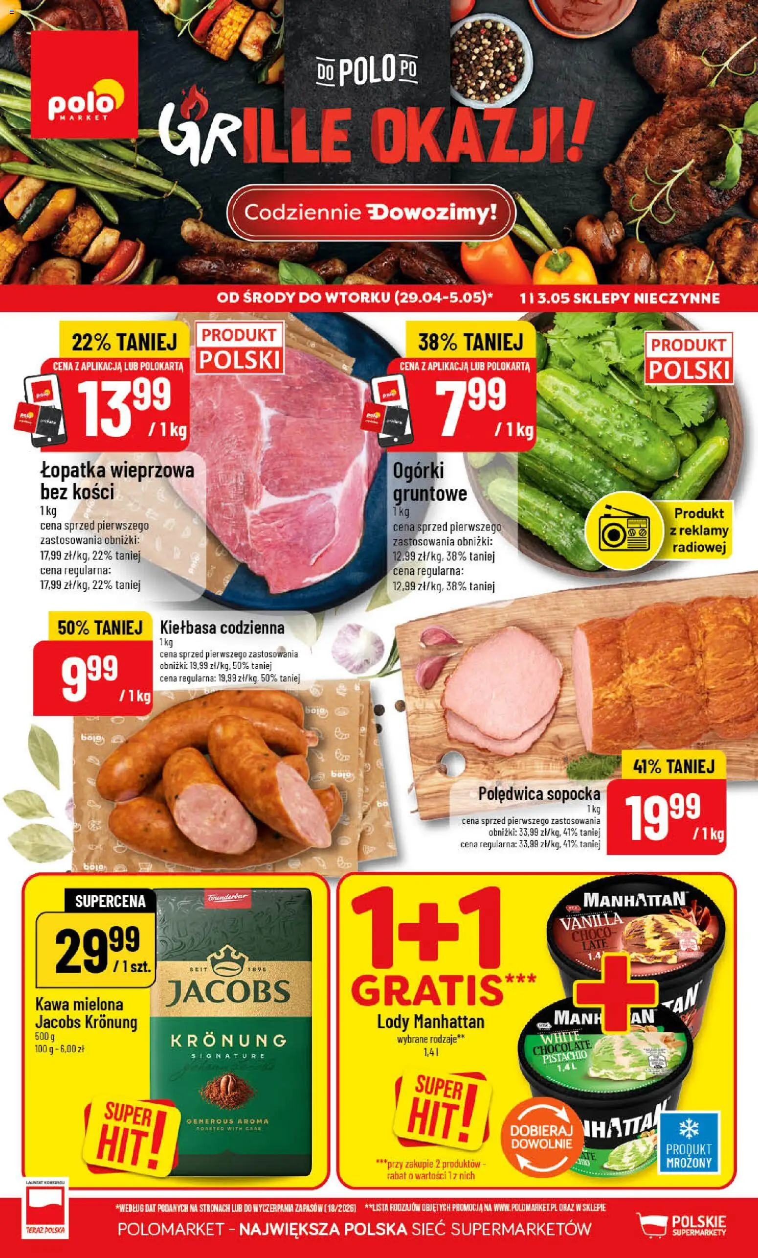 Pogląd gazetki "POLOmarket gazetka" ze sklepu POLOmarket ważnej od 29.04.2026