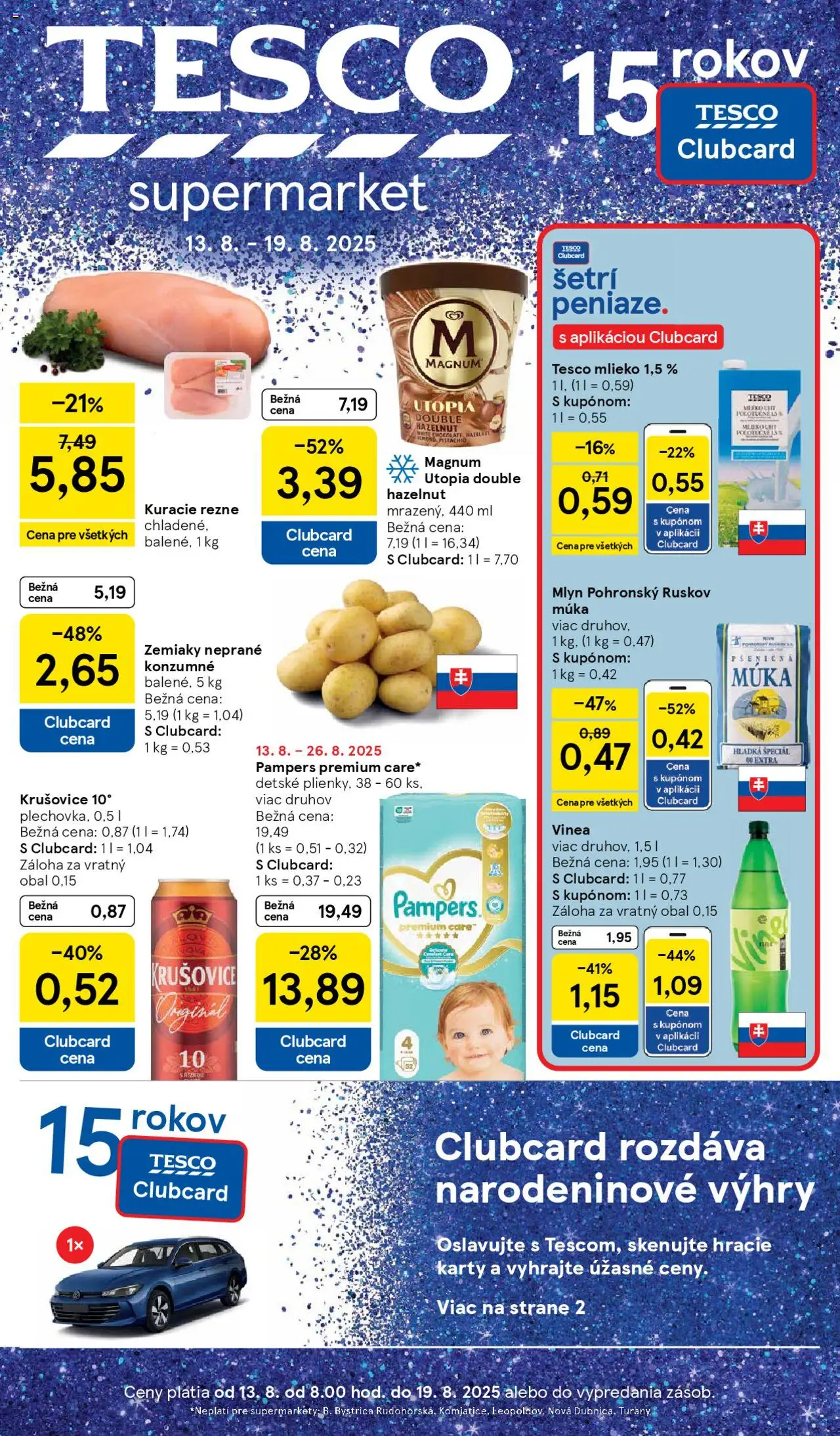 Tesco leták od 13.08.2025 - Supermarket Online