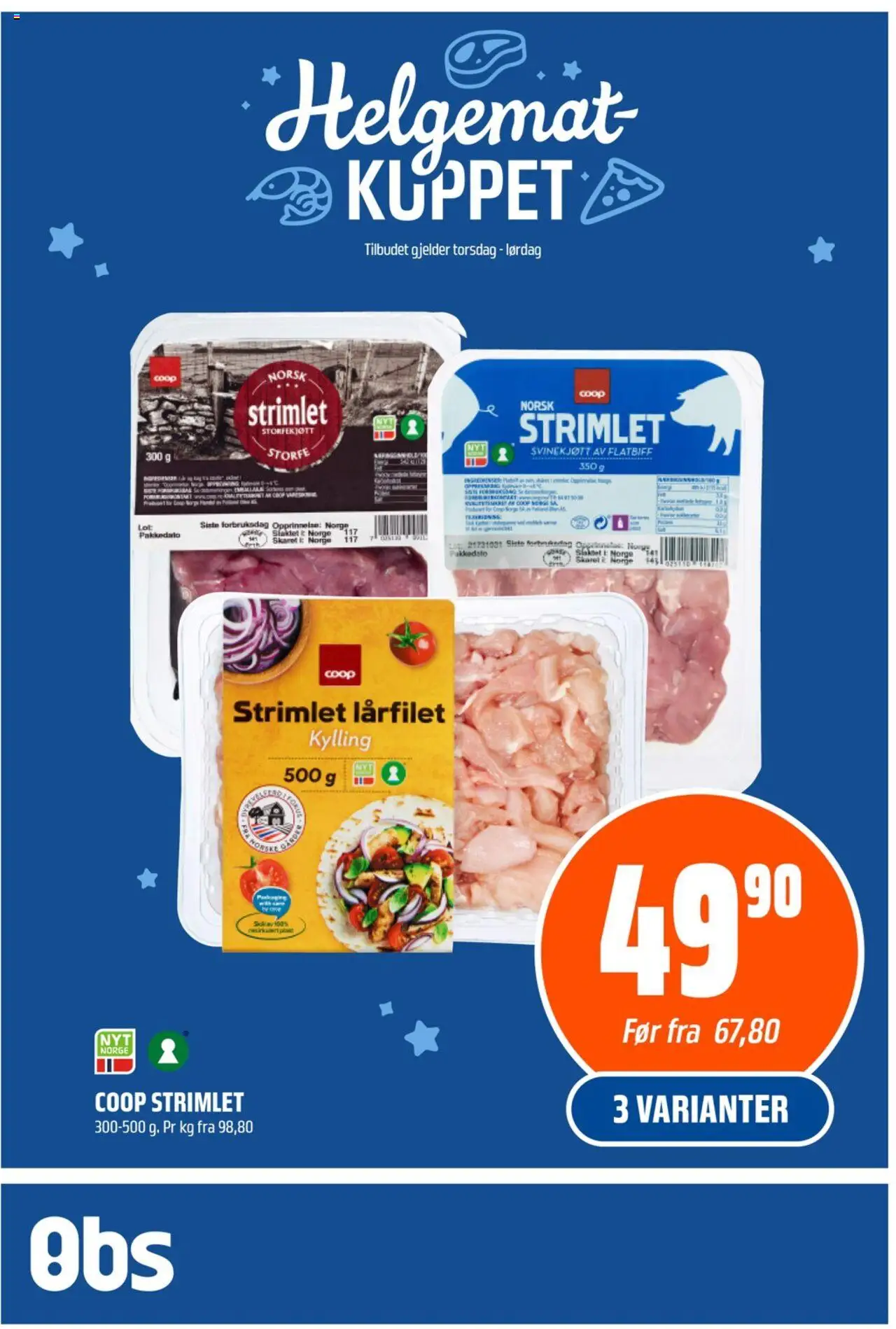 Helgemat Kuppet Coop Obs gyldig fra 21/08/2025 - Sidenummer 1