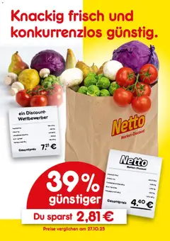 Vorschau von dem Prospekt des Geschäftes Netto Marken-Discount, gültig ab dem 27.10.2025