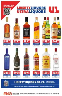 Preview of Ultra Liquors flyer valid from 16/01/2026