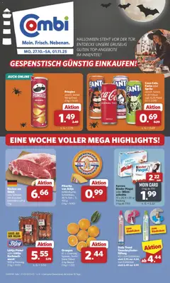 Vorschau von dem Prospekt des Geschäftes Combi, gültig ab dem 27.10.2025