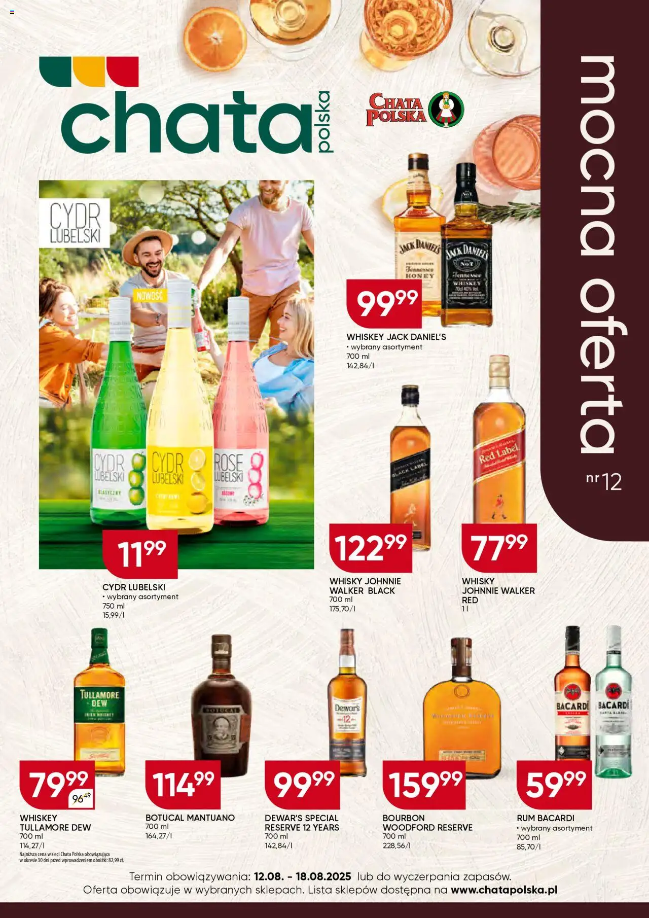 Chata Polska Mocna Oferta od 12.08.2025 - Nowa Gazetka - Numer strony 1
