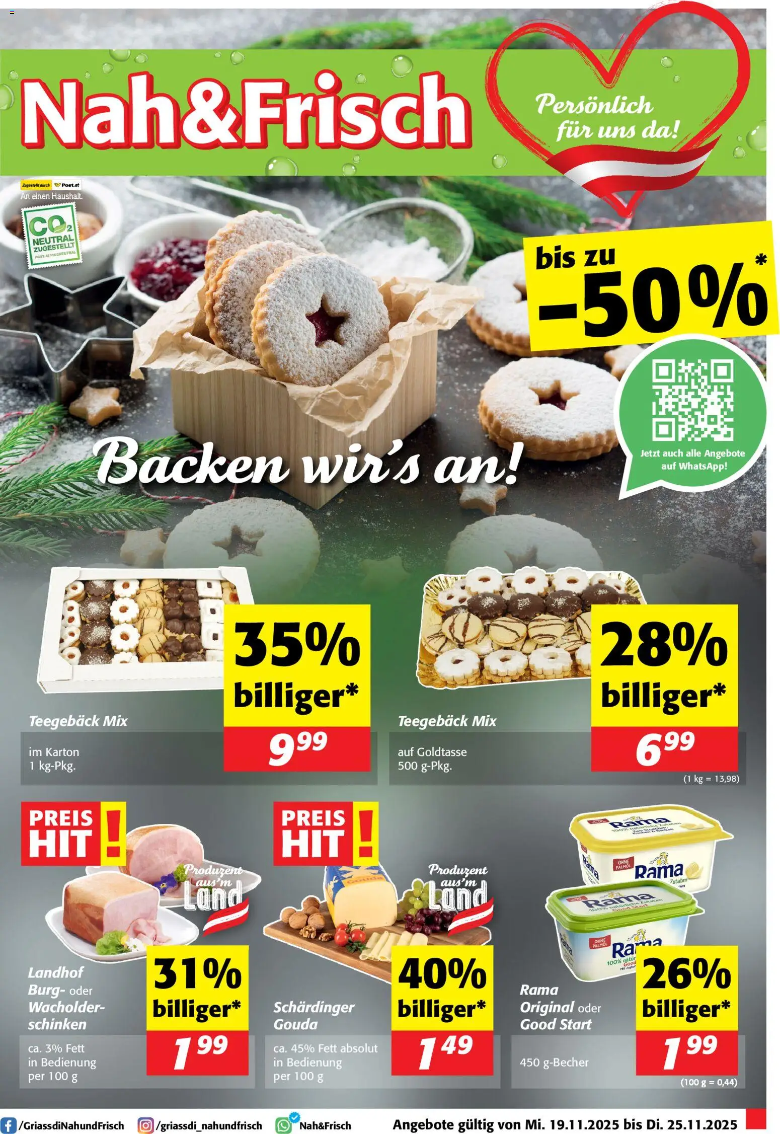 Vorschau der Angebote: Nah und Frisch Flugblatt gültig ab 19.11.2025