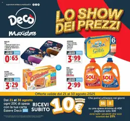 Anteprima dell'opuscolo Volantino MaxiStore - Racale dal negozio Decò valido da 21/08/2025