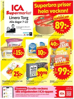 Förhandsgranska reklamblad Lund från butik ICA Supermarket gäller från 05/01/2026