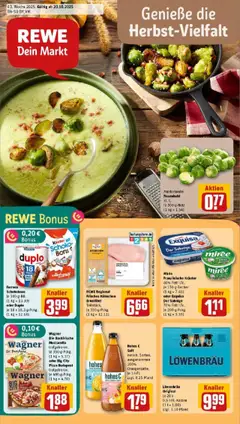 Vorschau von dem Prospekt des Geschäftes Rewe, gültig ab dem 19.10.2025